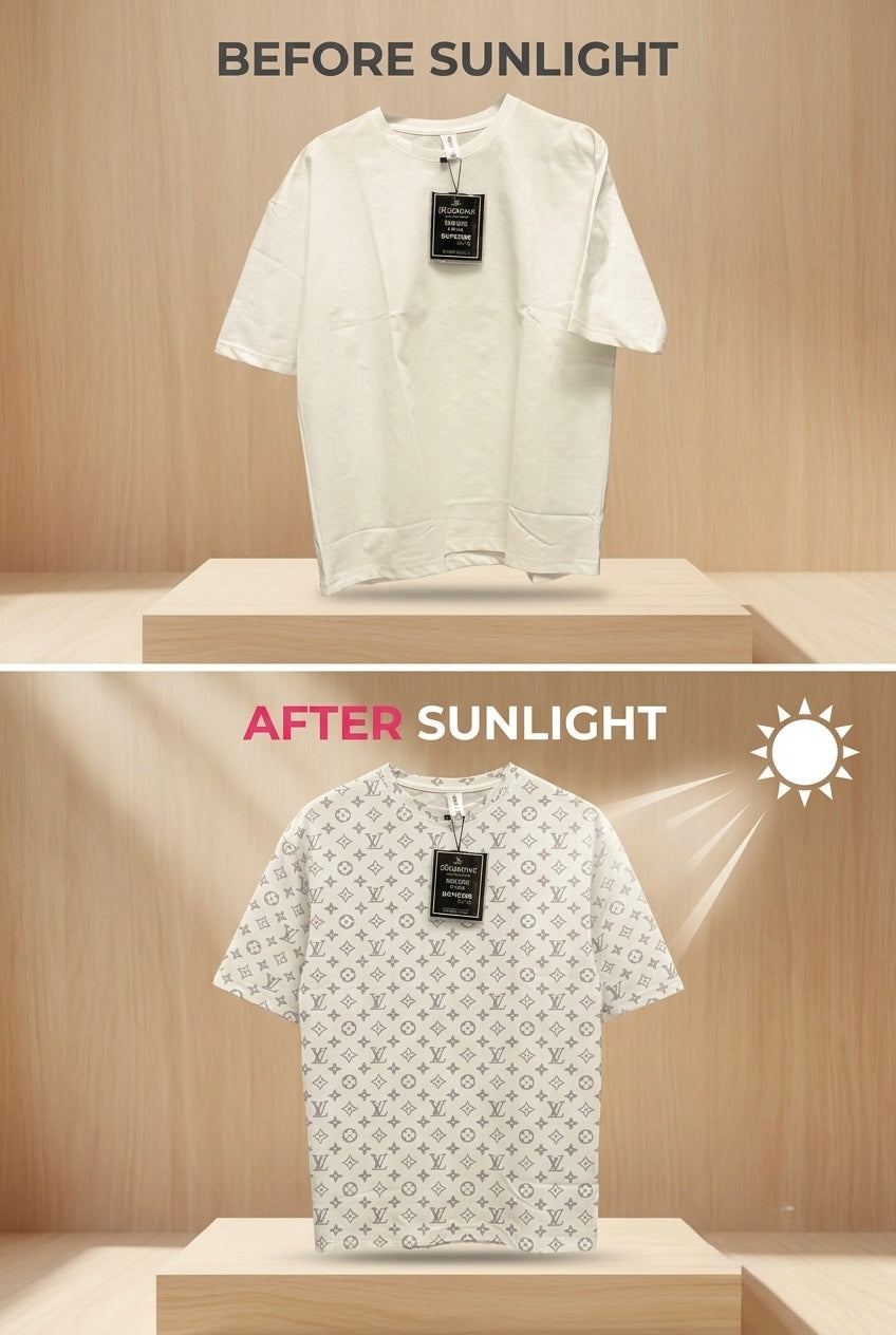 COLOR Changing sun activated drop Shoulder