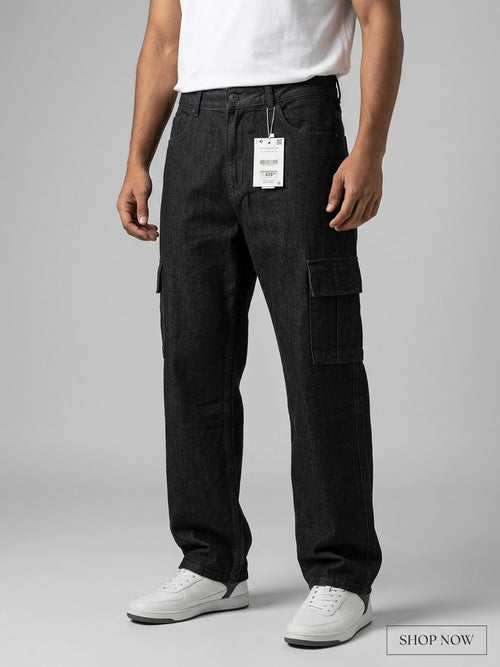 BAGGY DENIM CARGO (6pocket)