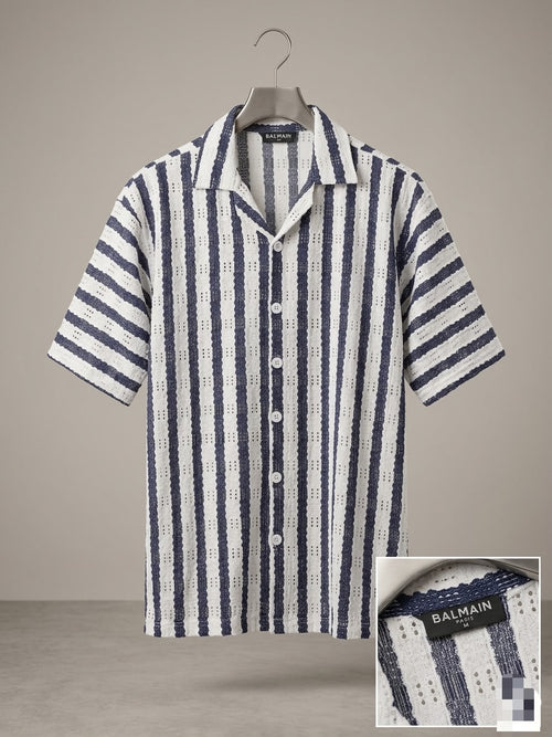Coat Collar Boxy Fit Shirt